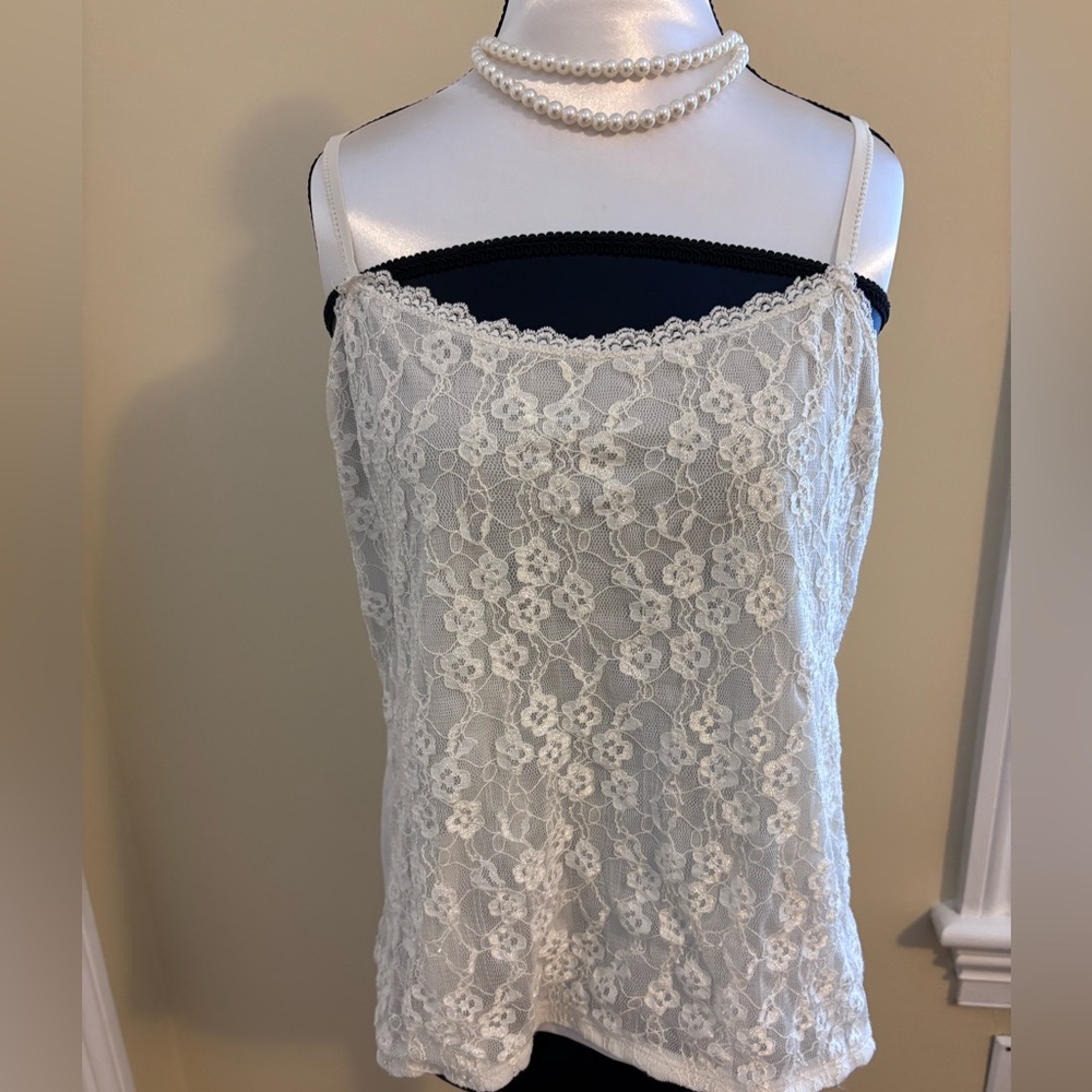 ELLE CAMISOLE Lace Adjustable Straps